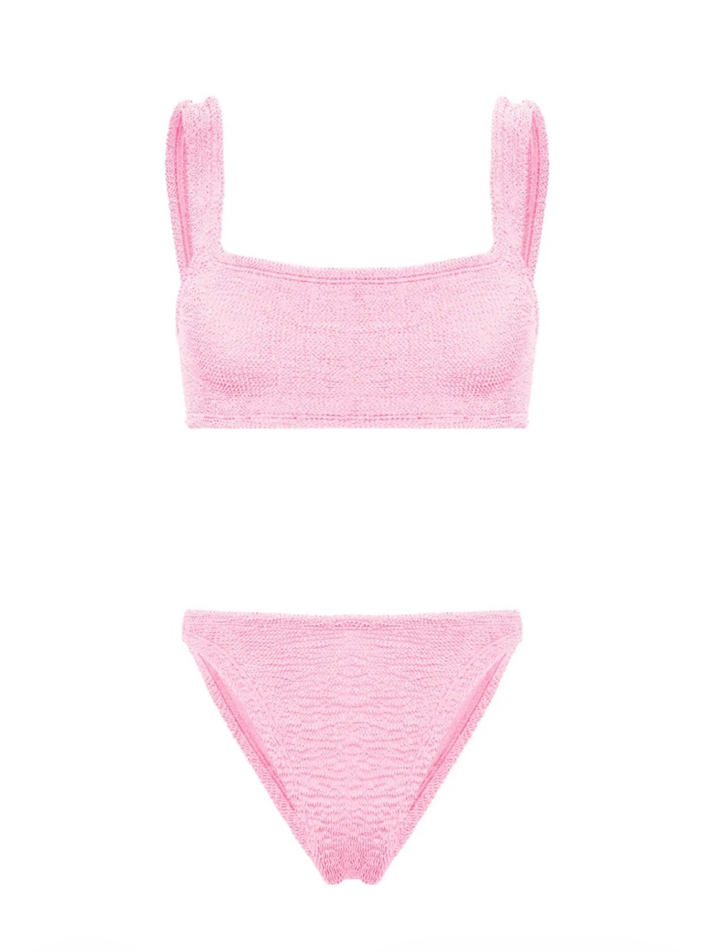 Hunza G Xandra bubblegum pink bikini